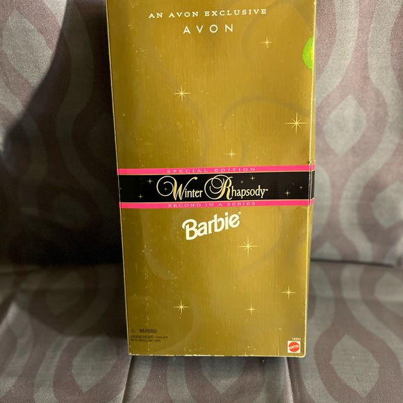 1996 Winter Rhapsody Barbie, NRFB, (16353) Damaged Box | Avon Exclusive - Picture 10 of 10